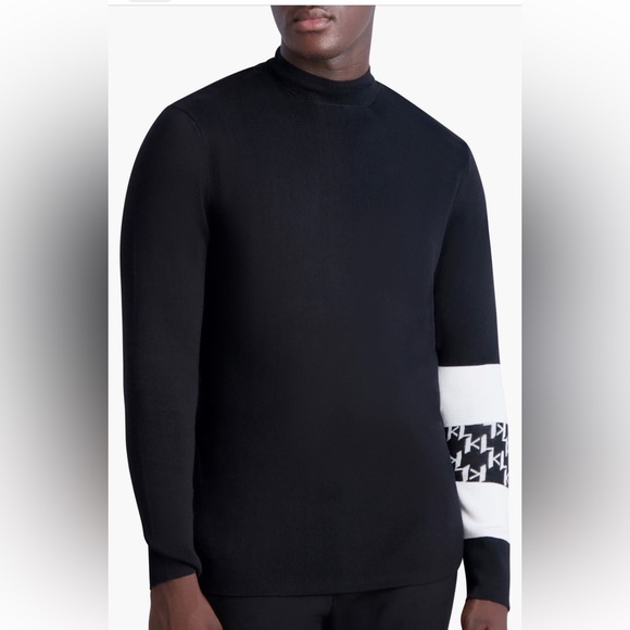 Karl Lagerfeld mock neck sweater NWT